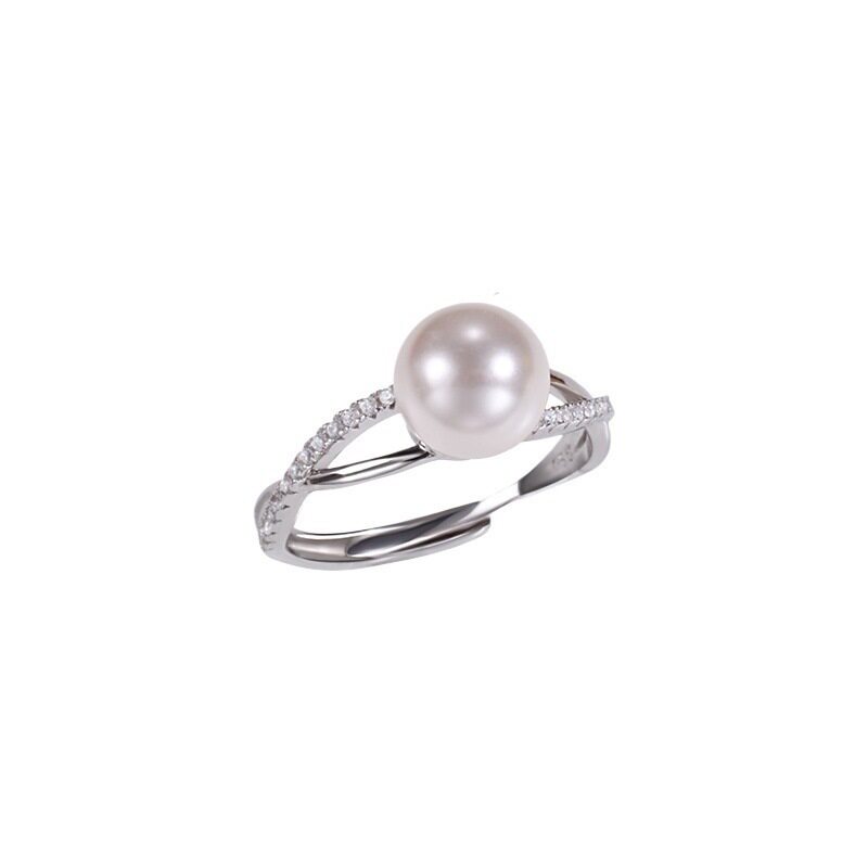 Ariya Korean Simple and Luxurious Pearl Ring, Simple and Elegant, Versatile, Unique Design, Niche Style, Ins-Style Ring