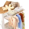 Dormitory Bedside Clothes Rack Dormitory Essentials Upper and Lower Bunk Clothes Drying Rack Bedside Hook Clothes Hanging Magic Coat Rack