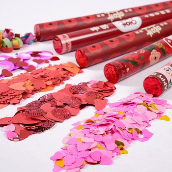 Cannon Fireworks Tube Live Broadcast Room Fireworks Cannon Wedding Supplies Manufacturer Wedding Cannon Opening Petals Rain Feathers