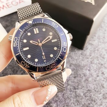 Milan Steel Belt Men's Watch Seamaster Series Large Dial Boys' Special Handsome Cool Watch 2025 New Style