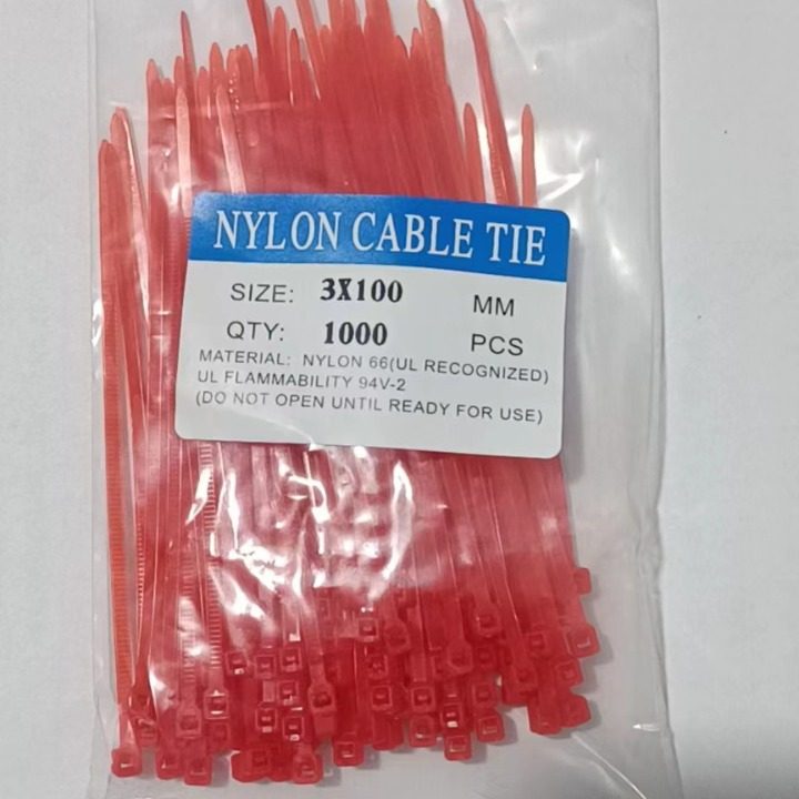 Factory in stock wholesale strong self-locking cable ties color cable ties cold-resistant straps available across the border