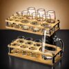 Liquor Dispencer Household Commercial Liquor Glass suit 100ml Scale Wine Pot Jug Wine Cup Rack Storage Rack