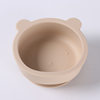 Baby silicone food supplement bowl food grade silicone spoon Fork children learn to eat bowl baby snail sucker Bowl suit