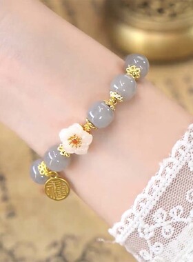 中国风手链玉石手串闺蜜礼物小众