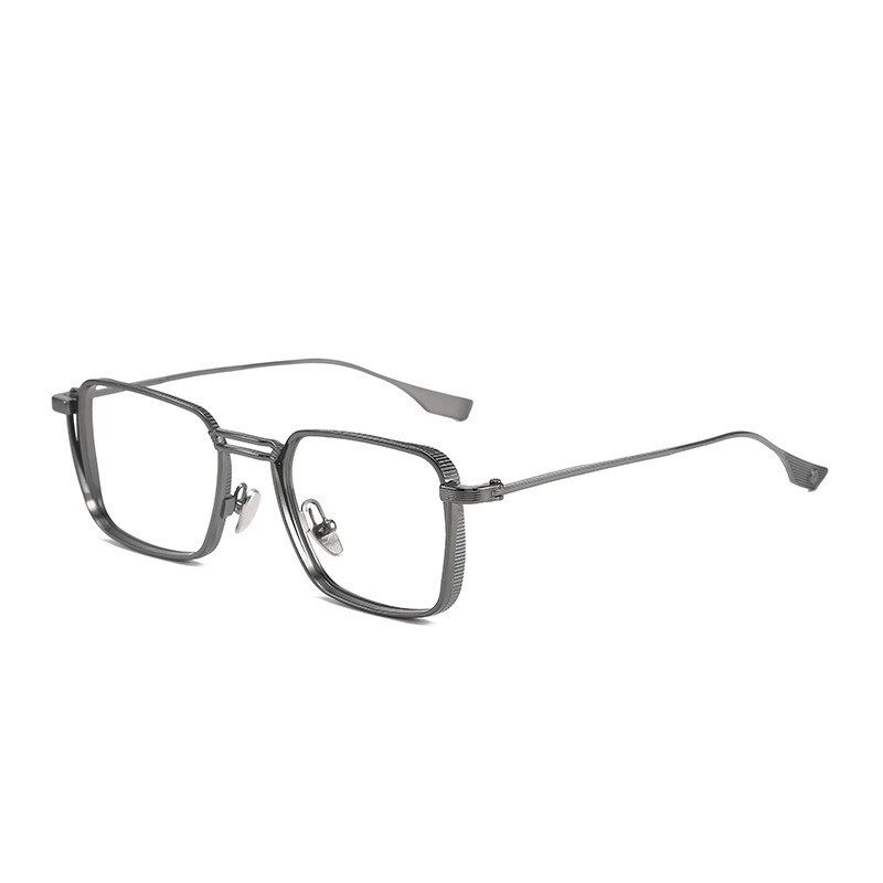 24 new ultra-light myopia frame men's can be equipped with power lenses large face widened retro eye frame women