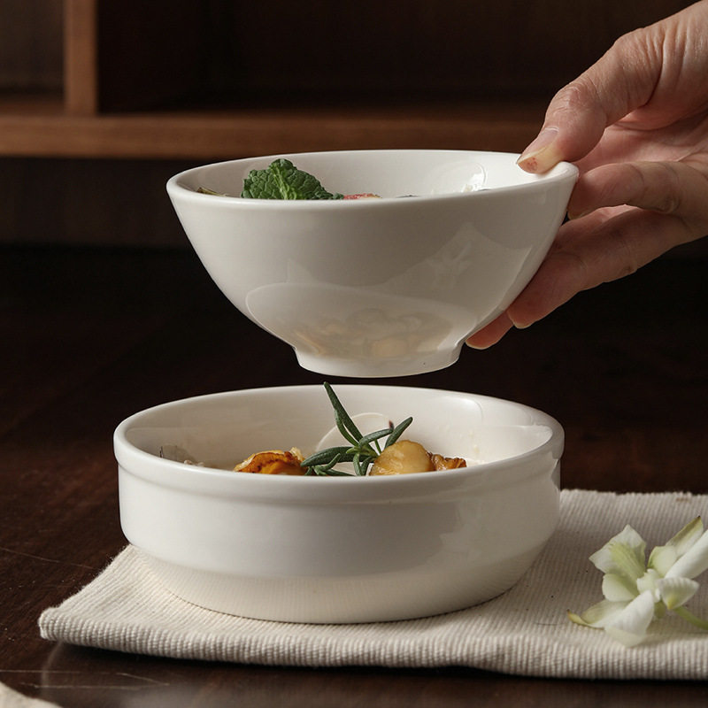 Household Baby Steamed Egg Bowl Children's Food Supplemented Baby Special Ceramic Steamed Rice Bowl Steamed Hen Egg Bowl Stewed Egg Bowl