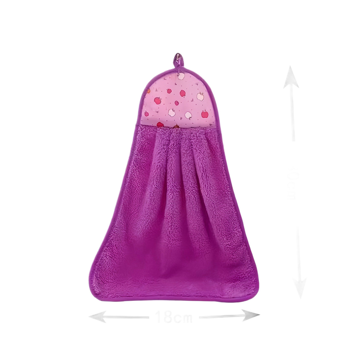 Kitchen Hand Towel Hanging Cute Towel Rag Absorbent Household Bathroom Thickeneded Hand Cloth Handkerchief Coral Velvet
