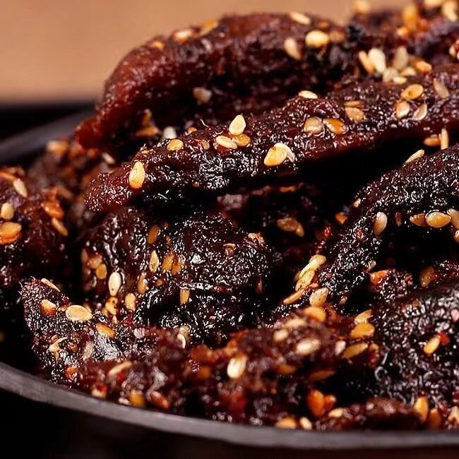 Nialanghan spicy pickled pepper cumin beef 60g snacks Chongqing Sichuan beef snacks snack snacks wholesale