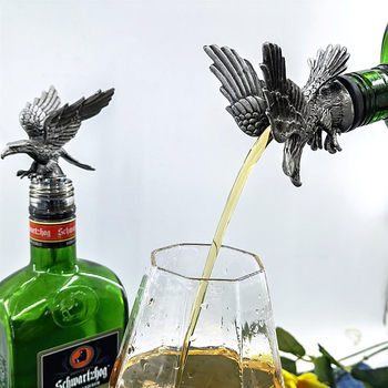 Manufacturer of Alloy Eagle Bottle Stoppers, Eagle Head Pourers, Eagle Head Bottle Stoppers, Decorative Pourers, Wine Spouts, and Wine Nozzles