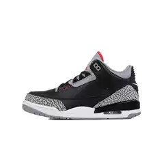 Wholesale Air Jordan 3 Retro 'White Cement Fire Red' Men's Basketball Shoes with Air Cushion, Non-slip, Casual & Versatile