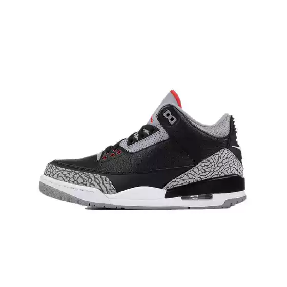 Wholesale Air Jordan 3 Retro 'White Cement Fire Red' Men's Basketball Shoes with Air Cushion, Non-slip, Casual & Versatile