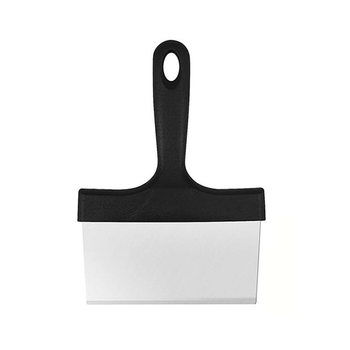 Amazon 430 Barbecue Cleaning Shovel Plastic Handle Iron Plate Spatula Cooking Shovel Steak Shovel Kitchen Utensil Shovel Multi-Function