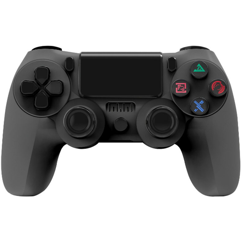 Private Model Cross-Border P4 Controller P4 Wireless Bluetooth Vibration Game Controller with Light Bar Vibration Pc360Ps3 Full Function