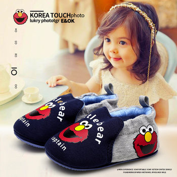 Factory Direct Sales Baby Soft-Soled Toddler Shoes 0-1-2 Years Old Boys and Girls Baby Shoes Fashionable Home Non-Slip Baby Shoes