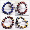 Tricolor Tiger Eye Golden Tiger Eye Tricolor Tiger Eye Red Tiger Eye Yellow Tiger Eye Stone Color Tiger Eye Bracelet Bracelet
