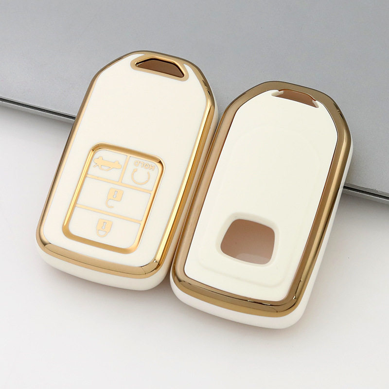 Suitable for 345-Key Honda Civic Key Cover Bag Tenth Generation Accord Lingpai Xrv Binzhi Crv Haoying Bag Car Buckle