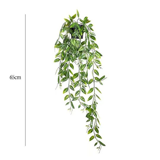 Amazon Artificial Hanging Plant Mandala Yucalyptus by Leaves Vine Fake Potted Plant Indoor Outdoor Decoration