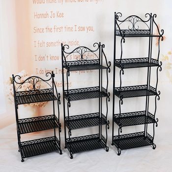 Bathroom Storage Rack Floor Iron Shoe Rack Kitchen Multi-layer Storage Small Storage Rack Wall Bookshelf Wholesale