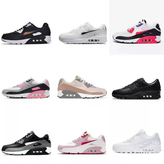 Putian Air Max 90 Breathable Air-Cushioned Casual Running Shoes with Mesh Surface, Wear-Resistant, Unisex Running Shoes for Cross-Border Sales