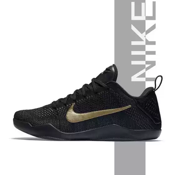 Kobe 11 FTB 'Mamba Mentality' Black Gold Final Game Basketball Shoes 822675