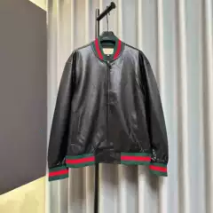 【Exclusive】Correct version of GU brand, popular influencer style, baseball jacket with letter embroidery on the chest and stand-up collar