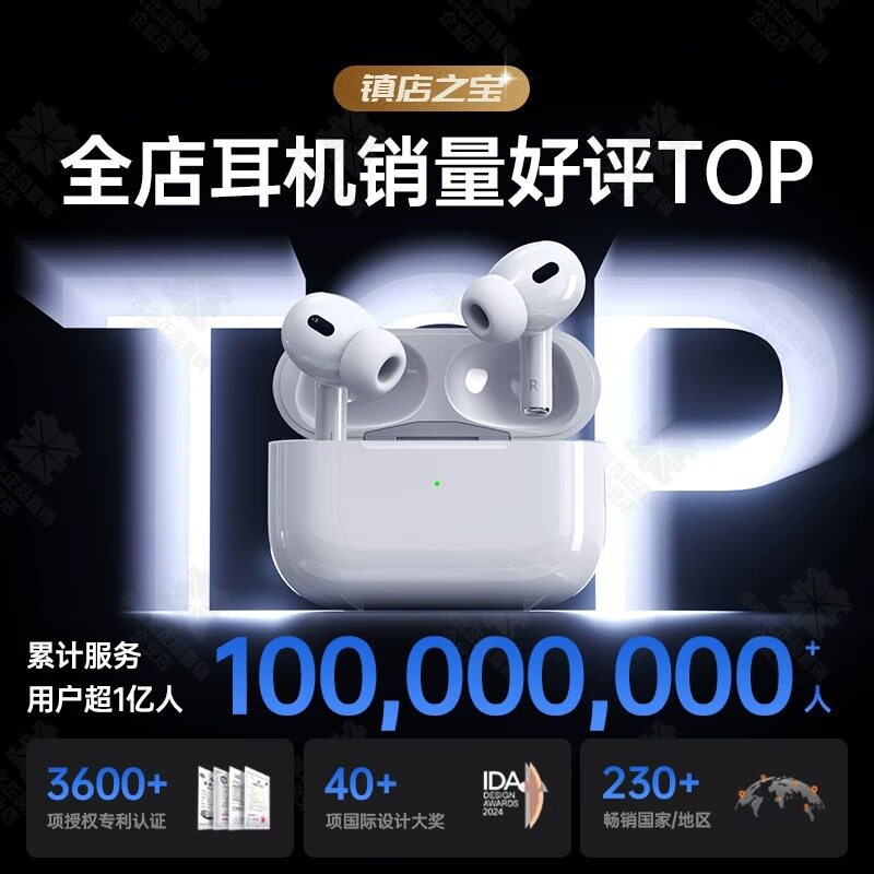 Huaqiangbei Wireless Bluetooth Headset True Noise Reduction Long Battery Life Thousand Yuan Sound Quality [Original 1:1] Top Version Quality