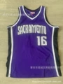 King's no. 16 stojakovic 02-03 season purple embroidered jersey