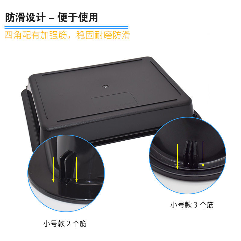 Fresh Tray Supermarket Pork Tray Plastic Freezer Air Freezer Chilled Cooked Food Tray Chilled Meat Display Tray