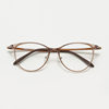 1176 Retro Ultra Light Elastic Cat's Eye Plastic Steel PPSU myopia glasses frame Women's fashionable European and American color changing glasses frame
