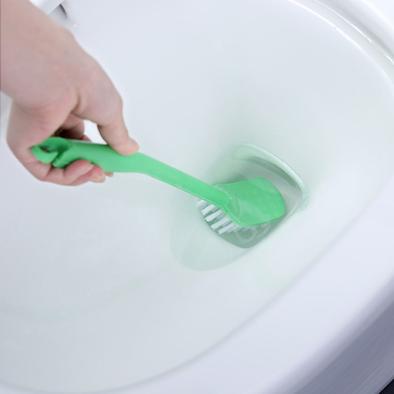 Multifunctional Hard-Bristled Cleaning Brush, Plastic Candy-Colored Toilet Brush, Hangable Toilet Brush, Colorful Toilet Square Brush