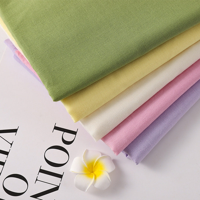100% Cotton Lining Fabric, Bali Yarn 9088, Plain Combed Cotton Fabric, 60 Children's Clothing Fabric Remnants, Hanfu Dress Lining Material