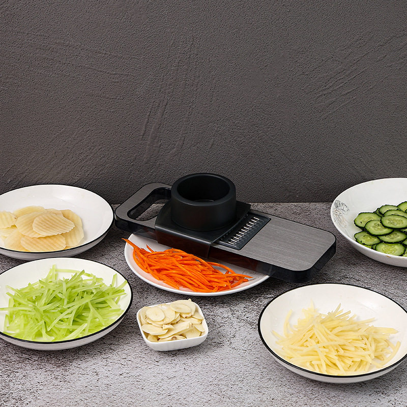 Household potato shredder stainless steel multi-functional vegetable cutter kitchen vegetable cutter radish grater grater