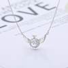 Angel Smart Necklace Clavicle Chain Beating Heart Wings Female Niche Design Simple Flying Wings Inlaid with Gold Plating