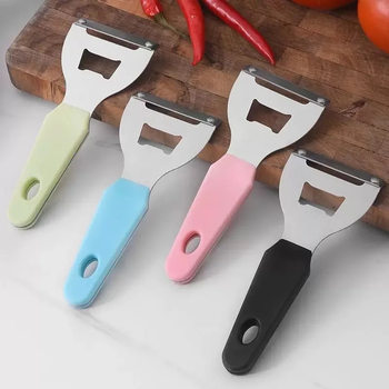 Stainless Steel Multifunctional Peeling Knife Kitchen Peeler for Winter Melon and Sugar Cane Peeler with Sharp and Thickened Blades All-Purpose Peeler