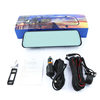 Streaming media rearview mirror driving recorder 10 inch full screen touch HD night vision front and rear dual lens reversing image