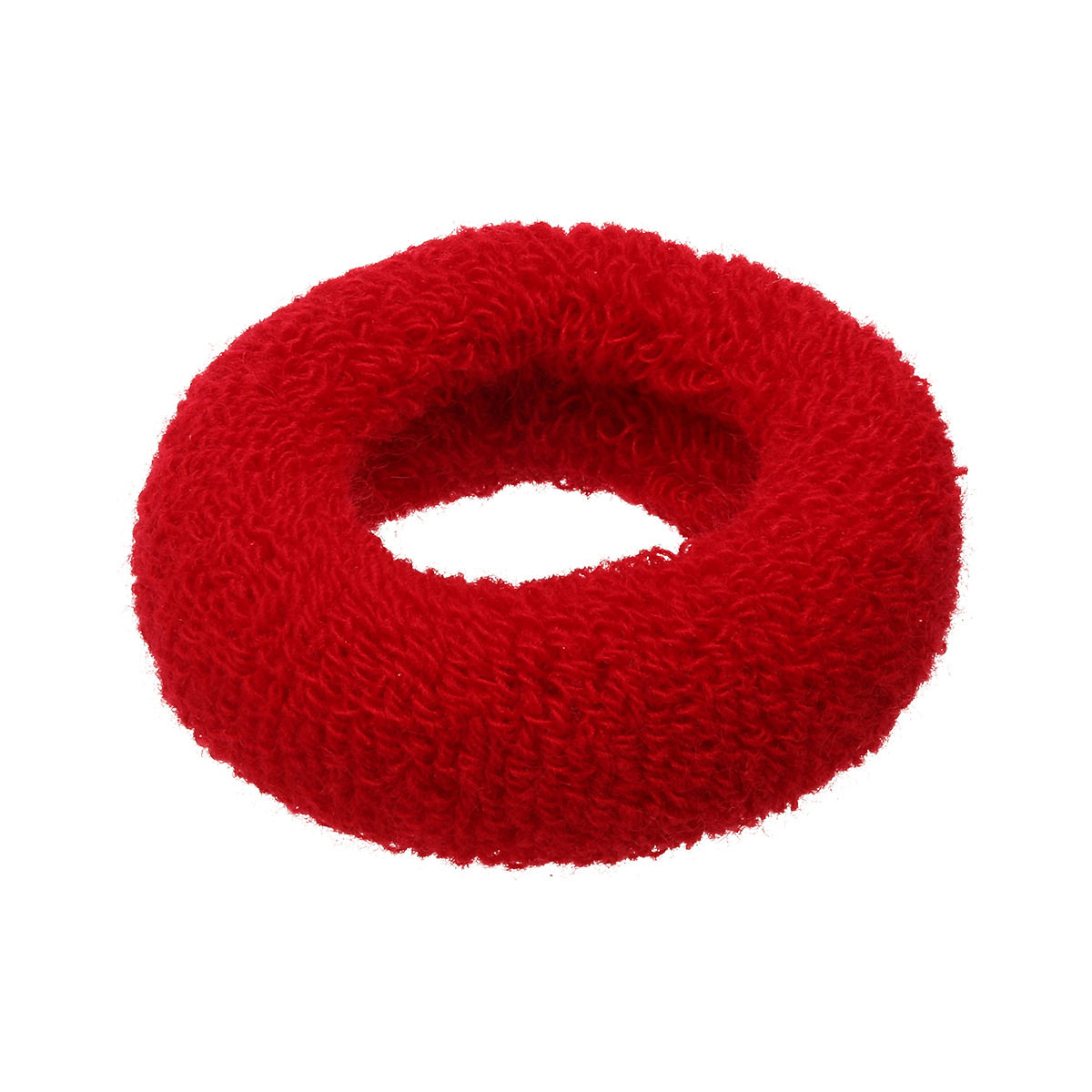 New 5.5cm Color Seamless Towel Hair Tie Bun Thick Elastic Hair Rope Ponytail Hair Ring