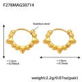 F278-gold earrings