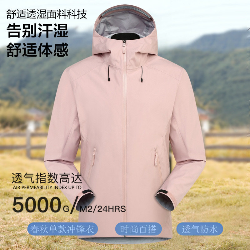Taizhou Bird Ding Version Lt (Unlabeled Model Can Be Embroidered 1:1 Replica of Windproof and Waterproof Outdoor Mountaineering Casual and Versatile Jacket