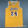 Lakers no. 24 60th anniversary yellow crewneck