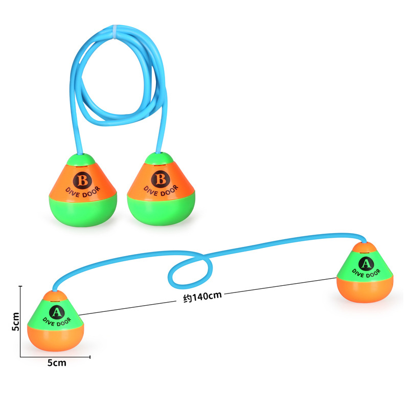 跨境亚马逊戏水潜水玩具儿童游泳池寻宝潜水鱼雷水环钻石套装玩具