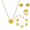 Laser cut floral four-piece set