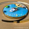 Decorative painting PVC decorative line 9mmU type Hemming strip black gold round cushion photo frame buckle