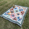 Picnic Mat Tent Moisture-Proof Mat Bohemian Style Multi-Functional Thread Blanket Cotton Yarn Nap Blanket Outdoor Camping Blanket