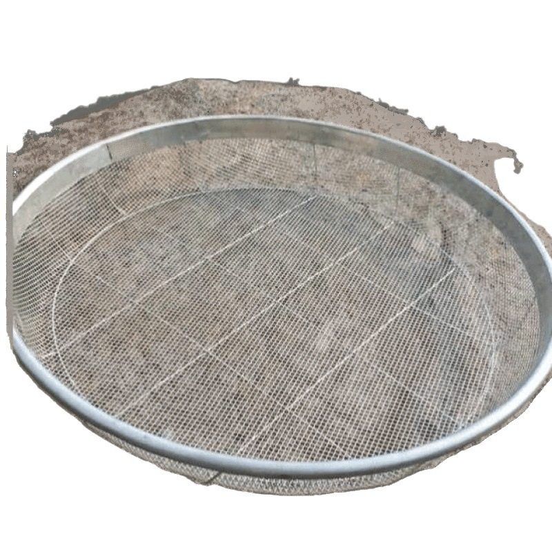 Round Iron Sieve for Drying Vegetables, Fish, and Meat at Home