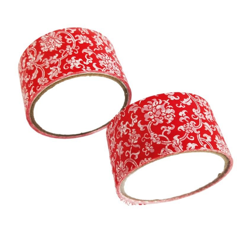 4.8CM Blue and Flower Tape Classic Guofeng Kindergarten Blackboard Newspaper Culture Wall DIY Stroke Decorative Tape Sticker