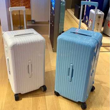 High-Looking, Durable, Ultra-Large Capacity, Fat Man Can Sit on the Suitcase, Student Female Trolley Case, Male Password Travel Case