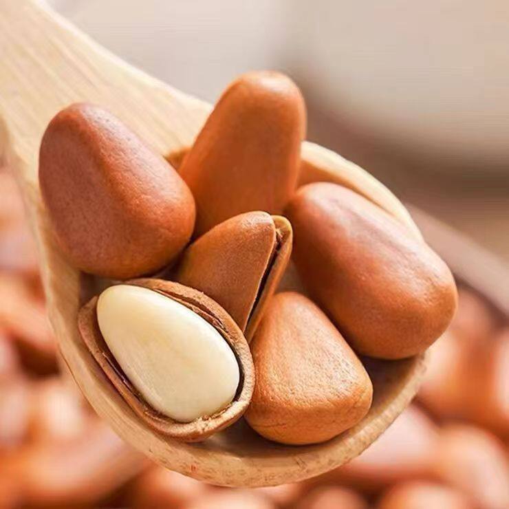 New Northeastern Pine Nuts, Hand-Peeled, Large Kernels, Original Flavor, Bagged, Suitable for Pregnant Women, Nut Snacks