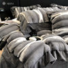 Thickened 10kg A winter milk velvet four-piece set 2023 new Danish mink fleece-lined bedding 1.8