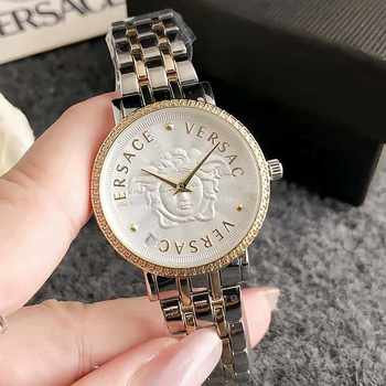 Fansi Watch Women's Large Dial Simple and Elegant 2025 New Fashion Exquisite Steel Belt Women's High-End Watch