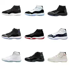 Putian shoes pure original cross-border AJ11 high top Qiao 11 wear-resistant, anti slip, shock-absorbing, lightweight and breathable men's and women's sports basketball shoes